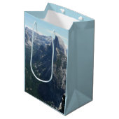 View from Glacier Point in Yosemite National Park ミディアムペーパーバッグ (正面アングル)