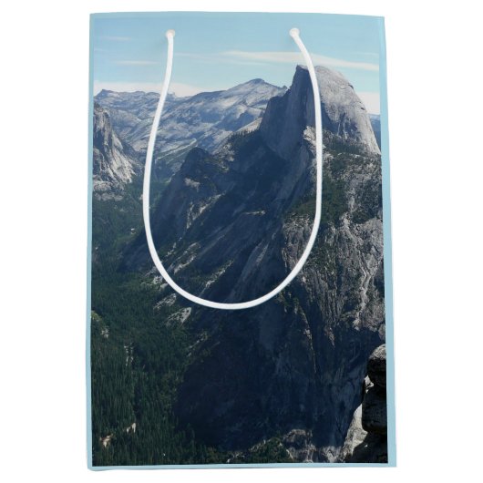 View from Glacier Point in Yosemite National Park ミディアムペーパーバッグ (正面)
