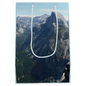 View from Glacier Point in Yosemite National Park ミディアムペーパーバッグ (裏面)