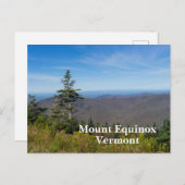 View from Mount Equinox in Vermont シーズンポストカード (正面/裏面)
