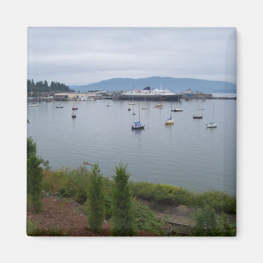 View From Taylor通り波止場 マグネット (正面)