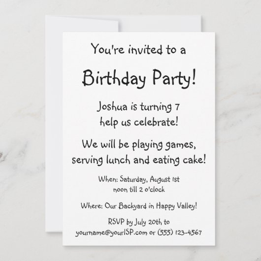 View From Trees by Jessie Willcox Smith誕生日 招待状 (裏面)