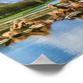 View From Versailles，フランス，プリント ポスター (角)