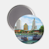 View from Waterplace Park, Providence, RI マグネット (正面/裏面)