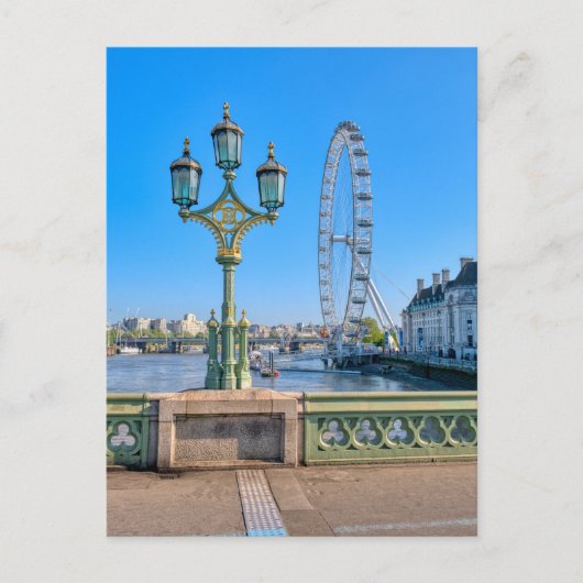 View from Westminster bridge, London Postcard ポストカード (正面)
