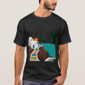 View of a Greek island boy Tシャツ (正面)