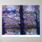 View of Arles by Vincent vanゴッホ ポスター (正面)