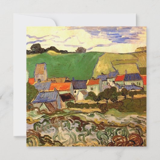 View of Auvers by Vincent vanゴッホ (正面)