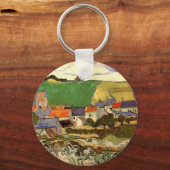 View of Auvers by Vincent vanゴッホ キーホルダー (正面)