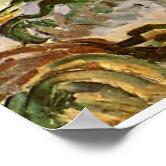 View of Auvers by Vincent vanゴッホ ポスター (角)