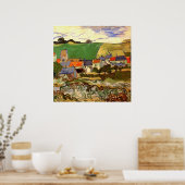 View of Auvers by Vincent vanゴッホ ポスター (キッチン)