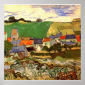 View of Auvers by Vincent vanゴッホ ポスター (正面)