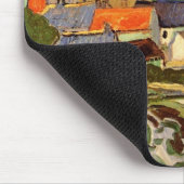 View of Auvers by Vincent vanゴッホ マウスパッド (コーナー)