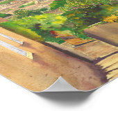 View of Bath II Watercolor Print ポスター (角)