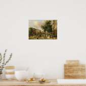 View of Boulevard Montmartre, Paris, 1830 ポスター (キッチン)