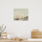 View of Castle Cornet, Guernsey, with Shipping, c. ポスター (キッチン)