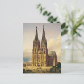 View of Cologne Cathedral Gothic majesty ポストカード (スタンド正面)