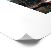 View of Coricella Harbour in Procida ポスター (角)