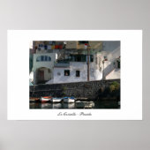 View of Coricella Harbour in Procida ポスター (正面)