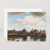 View of Delft by Johannes Vermeer ポストカード (正面/裏面)