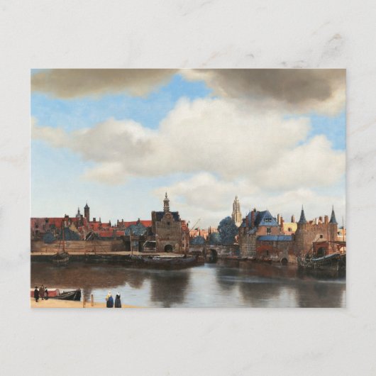 View of Delft by Johannes Vermeer ポストカード (正面)