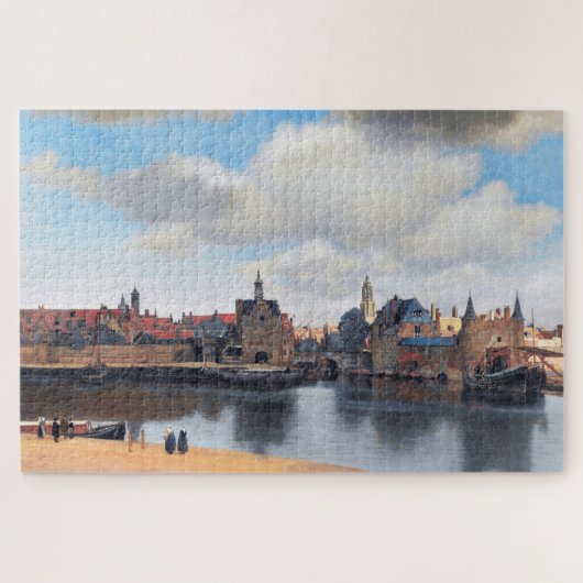 View of Delft, Johannes Vermeer, 1659-1660 ジグソーパズル (横)