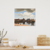 View of Delft — Vermeer ポスター (キッチン)