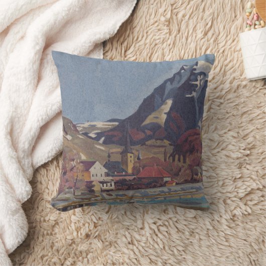 View of Dolný Kubín by Arnold Peter Weisz クッション (ブランケット)