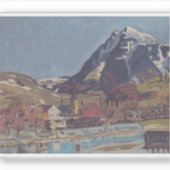 View of Dolný Kubín by Arnold Peter Weisz シール (正面)