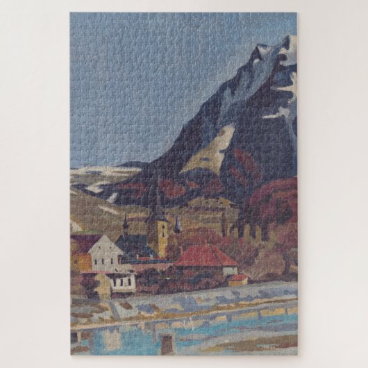 View of Dolný Kubín by Arnold Peter Weisz ジグソーパズル (縦)