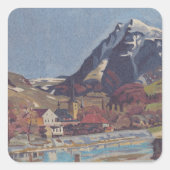 View of Dolný Kubín by Arnold Peter Weisz スクエアシール (正面)