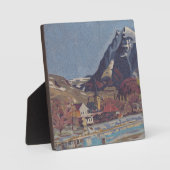 View of Dolný Kubín by Arnold Peter Weisz フォトプラーク (正面)