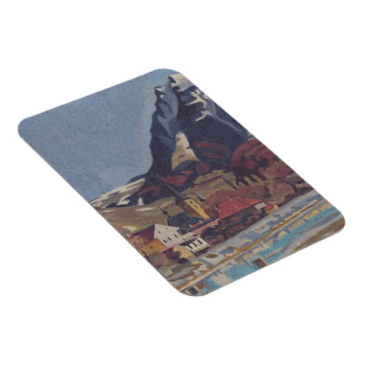 View of Dolný Kubín by Arnold Peter Weisz マグネット (右側)