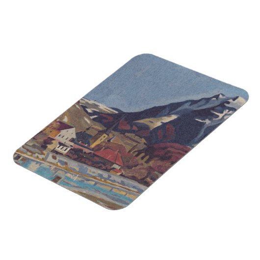 View of Dolný Kubín by Arnold Peter Weisz マグネット (左側)