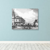 View of Faversham, Kent, 1832 キャンバスプリント (インサイチュ (ウッドフロア))