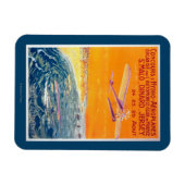View of Float飛行機in Air and Water Poster マグネット (横)