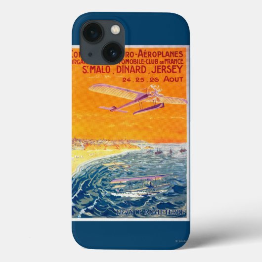 View of Float飛行機in Air and Water Poster Case-Mate iPhoneケース (裏面)