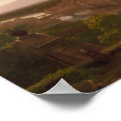 View of Florence — Thomas Cole ポスター (角)