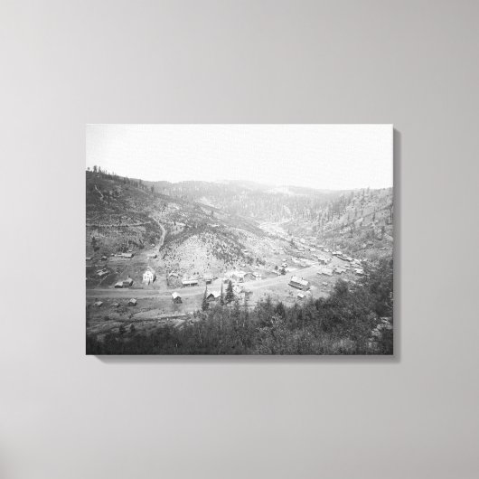 View of Galena, South Dakota写真 キャンバスプリント (正面)