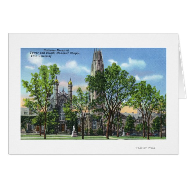 View of Harkness Memorial Tower, Dwight Chapel (正面横)