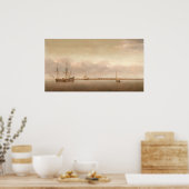 View of Hoorn - Abraham de Verwerファインアートポスター ポスター (キッチン)