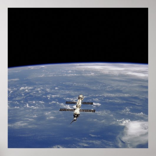 View of International Space Station from Atlantis ポスター (正面)