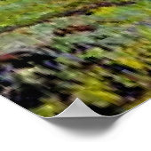 View of Kuchine and River, Sarawak, Borneo ポスター (角)