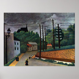 View of Malakoff by Henri Rousseau,ヴィンテージ・アート ポスター