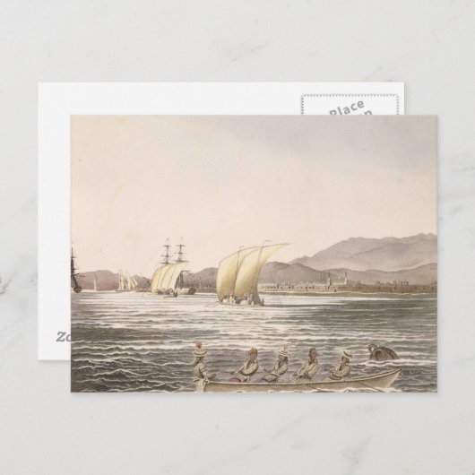 View of Manila, Philippines, 1826 ポストカード (正面/裏面)