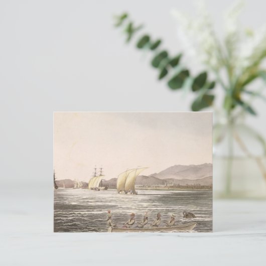 View of Manila, Philippines, 1826 ポストカード (スタンド正面)