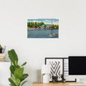 View of Midway Park Beach and Pavilion ポスター (ホームオフィス)