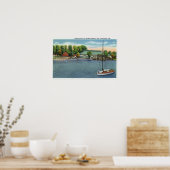 View of Midway Park Beach and Pavilion ポスター (キッチン)