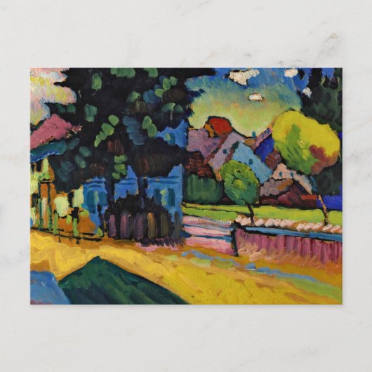 View of Murnau, 1903 by Wassily Kandinsky ポストカード (正面)