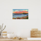 View of Nubble Island and the Lighthouse ポスター (キッチン)